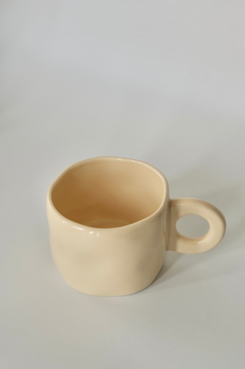 Ceramic cream mug