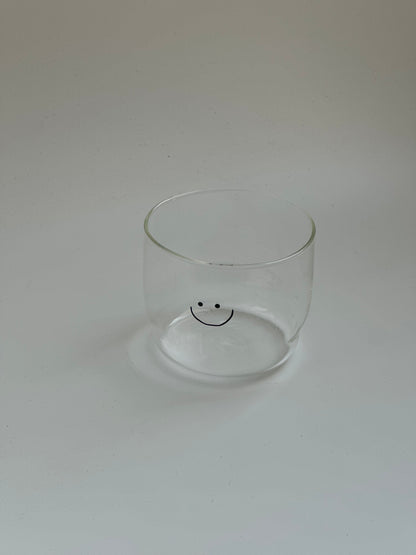 :) Glass cup