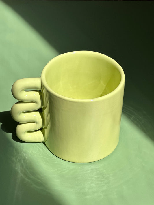 Triple wavy mug